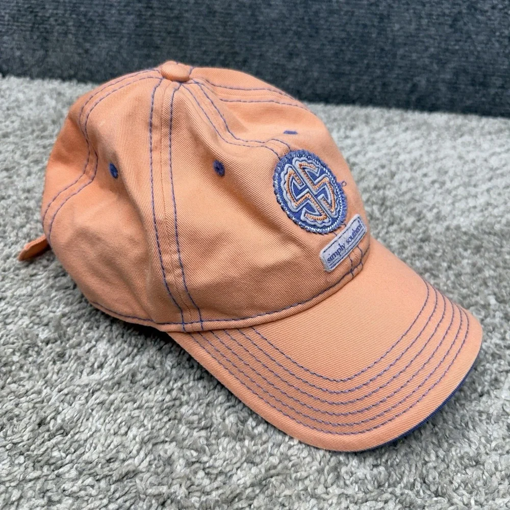 Simply Southern Adjustable Hat Cap women's distressed country girl